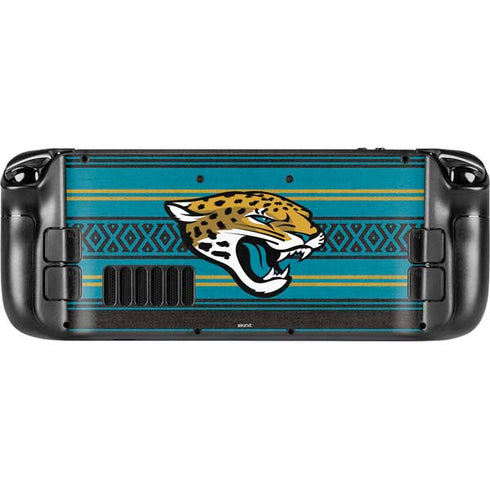 NFL Jacksonville Jaguars Trailblazer Steam Deck Handheld Gaming Computer Skin